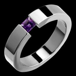  Ademir   size 12.75 Titanium Ring with Tension Set 
