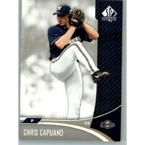  2006 SP Authentic #55 Chris Capuano   Milwaukee Brewers 