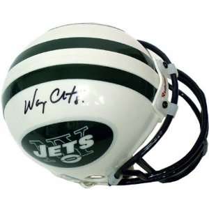  Wayne Chrebet New York Jets Autographed Mini Helmet 