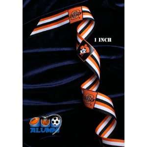 Oklahoma State Grosgrain Ribbon 1 Wide X 9 Feet Long great for Hair 