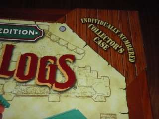 LINCOLN LOGS RETIRED COLLECTORS EDITION MIB NUMBERED WOOD HEIRLOOM BOX 