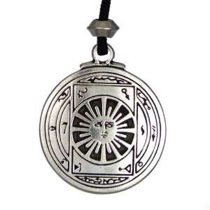 Talisman For Invisibility Black Pullet Pentacle Pendant Hermetic Pagan 