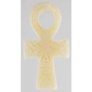  Bone Ankh Pendant Necklace Pendant Charm Wicca Wiccan Pagan 