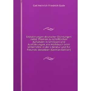   derselben (German Edition) Carl Heinrich Friedrich Gude Books