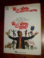 WILLY WONKA & the CHOCOLATE FACTORY Sheet Music PVG Bricusse Newley 0 