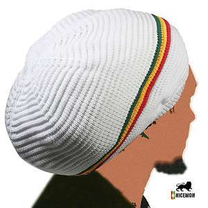 Rasta Dread Dreadlocks Tams Hat Beret Hippie Cap Reggae Marley Jamaica 