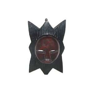  NOVICA Ghanaian wood mask, Good Star