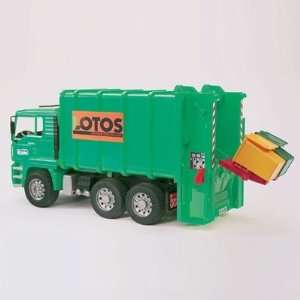    Rear Loading Green Garbage Truck by Bruder Trucks Toys & Games