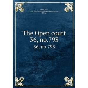    Paul, 1852 1919,Open Court Publishing company, Chicago Carus Books