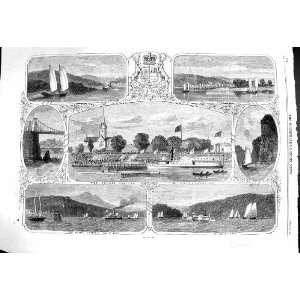   1860 PRINCE WALES FREDRICTON CATON ISLAND SHIPS JOHN