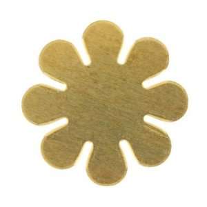  23mm Gold Flower Stamping Blank Arts, Crafts & Sewing