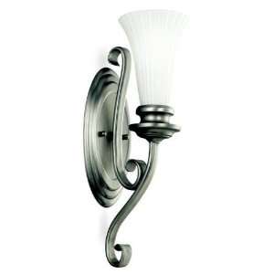   45050BPT Transitional Wall Sconce 1 Light Fixture   Brushed Pewter