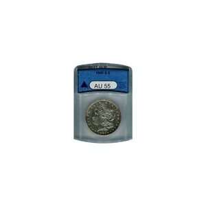  Certified Morgan Silver Dollar 1886 S AU55 ANACS (new case 