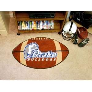 Drake University   Football Mat 