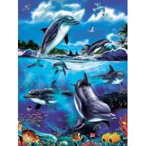    Dolphin Fantasy   35pc Tray Puzzle by Cobble Hill Toys & Games