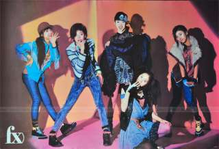 Fx Girls Group Korean Singer Group Poster Fx Color  