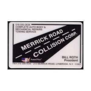  Collectible Phone Card Merrick Road Collision Corp. Auto 