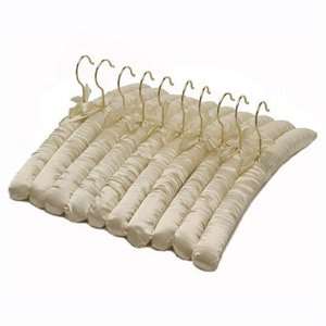  Padded Satin Clothing Hangers   Set of 10