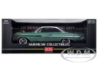 Brand new 118 scale diecast model car of 1961 Chevrolet Impala SS 409 