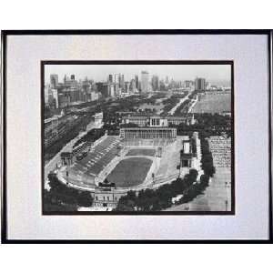   Soldier Field   Black & White Chicago Bears Wall Art
