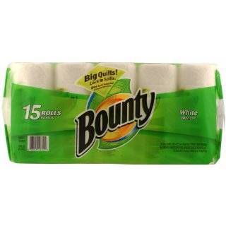 Bounty Paper Towels, White, 15 Count Package