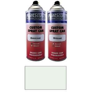 12.5 Oz. Spray Can of White Platinum Tri coat Pearl Touch Up Paint for 