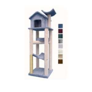   026MF TREE OW 6 ft. 4 in. Cat Tree House   Off white