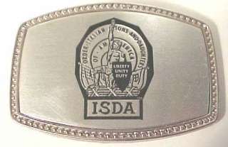 Order of Italian Sons and Daughters of America Buckle  