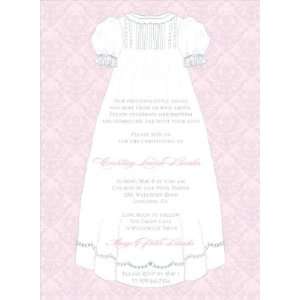  Christening Dress Girl Invitations