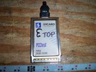 Sycard PCCtest 450F PCMCIA Socket Tester PC Card  