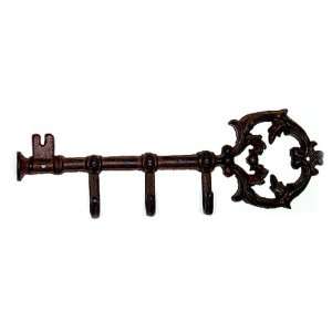  14 Cast Iron Antique Skeleton Key Hook Holder Wall 