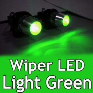 LED AUTO WINDSHIELD WIPER GLOW LIGHT KIT NEON GREEN  