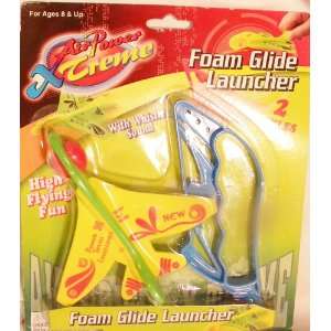   Air Power Xtreme Foam Glide Launcher with Whistle Sound Toys & Games