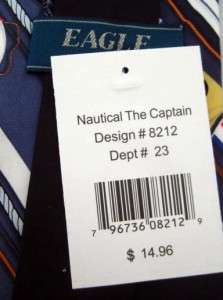 Item for sale is a new nautical themed sailors necktie