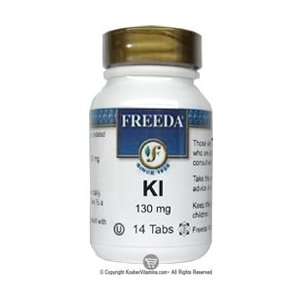  Freeda Kosher KI Potassium Iodide 130 mg. 14 Tablets 