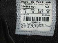 Nike Mens SP 5 Golf Shoes   Black   314908 001 Sz 14 Eur 48.5  