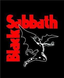 BLACK SABBATH Heavy Metal WINGED DEMON Queen BLANKET  
