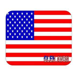  US Flag   Glen Avon, California (CA) Mouse Pad 