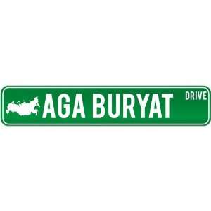  New  Aga Buryat Drive   Sign / Signs  Russia Street Sign 