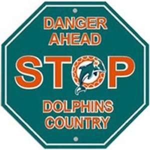   Sign   NFL Football   Miami Dolphins Danger Ahead