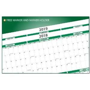   ® 2018/2019 2 Year Dry Erase Calendar 38 X 24