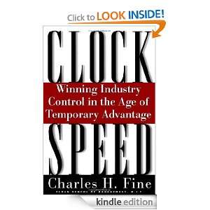 Clockspeed Winning Industry Control In The Age Of Temporary Advantage 