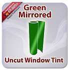 green mirrored uncut window tint film roll per foot 40 inches wide 