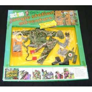  Action Soldier Jungle Station Adventure Vintage Accessory 