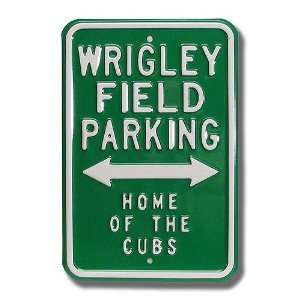   Signs Chicago Cubs Wrigley Field Parking Sign
