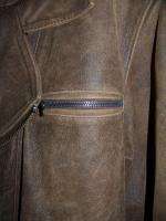 Mens size M medium ADVENTURE BOUND bomber jacket WILSONS coat brown 