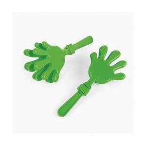  GREEN HAND CLAPPER (18 PIECES)   BULK Toys & Games