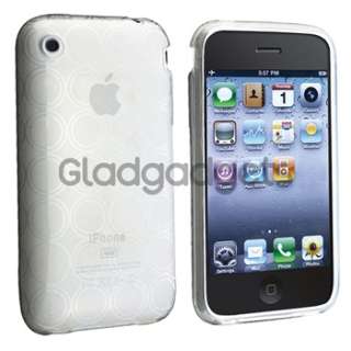 Clear Circle Case Cover+Privacy Filter for iPhone 3 G 3GS OS New 