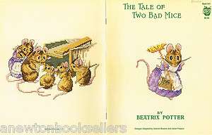 THE TALE OF TWO BAD MICE Book 541 ~ Beatrix Potter LEAFLET  