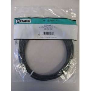  Panduit 10 Ft CAT5e Patch Cable/Cord, Black UTPCH10BLY 